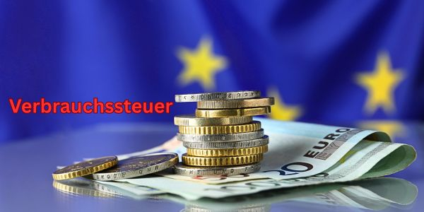 Verbrauchssteuer- Geldbetrag in Euro