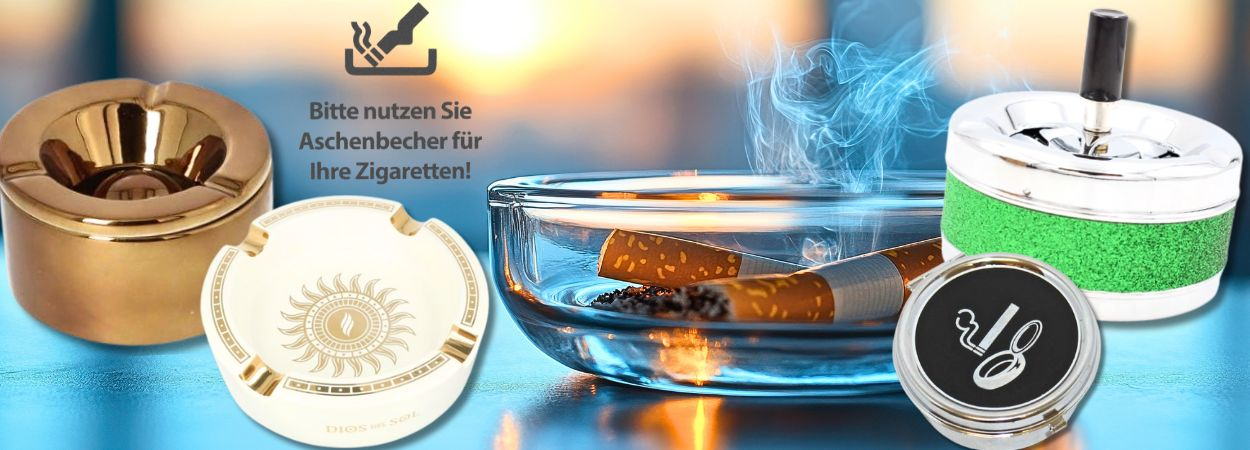 Auswahl an Aschenbecher