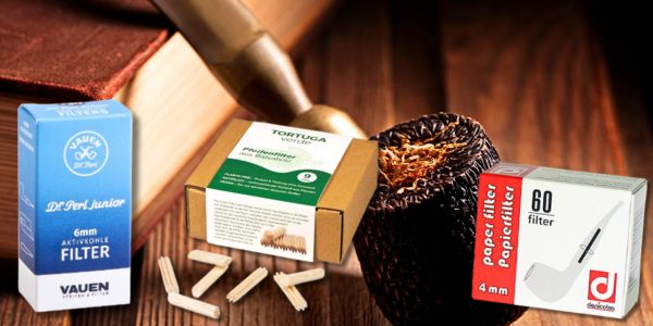 Pfeifenfilter und Papierfilter Pfeifenfilter und Papierfilter in unterschiedlichen Durchmessergrößen