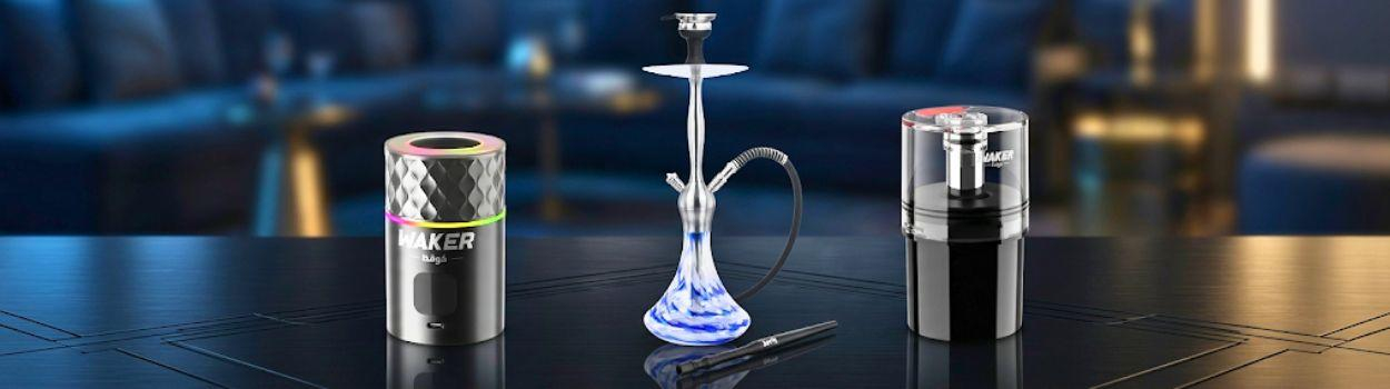 [KI-generiert] Waker Shisha Gerät, ein modernes technologisches System