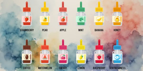 Liquids in verschiedenen Geschmacksaromen Liquids in verschiedenen Geschmacksaromen