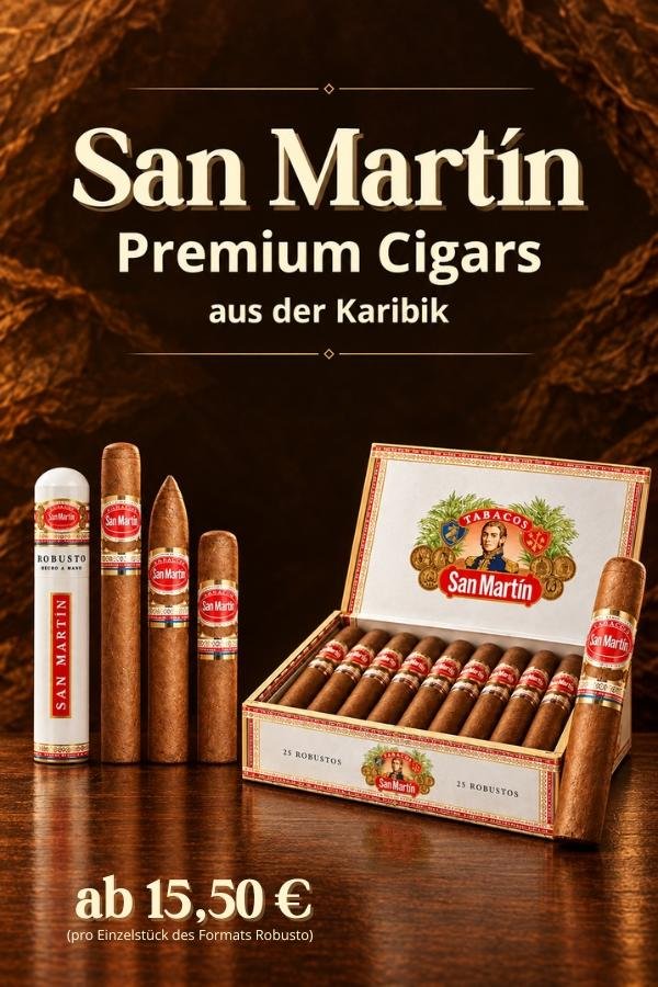 San Martin Zigarren aus der Karibik San Martin Zigarren aus der Karibik