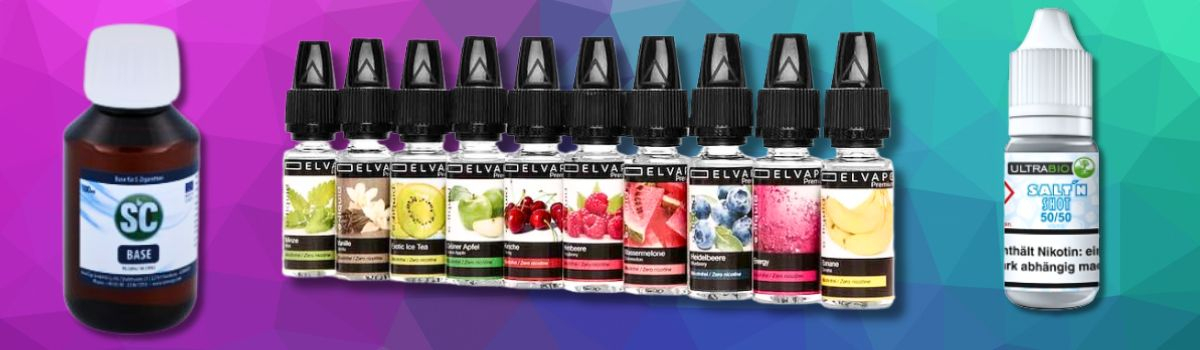 Base, Aromen und Shot Base, Aromen und Shot