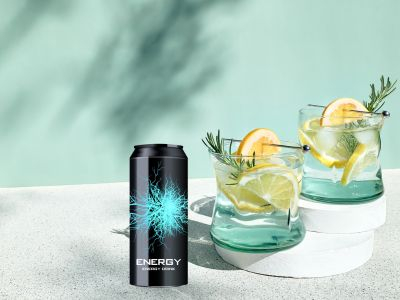 Wodka + Energy-Getränk