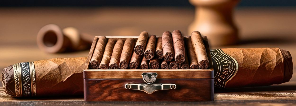 Zigarren in einer Kiste Zigarren in einer Kiste