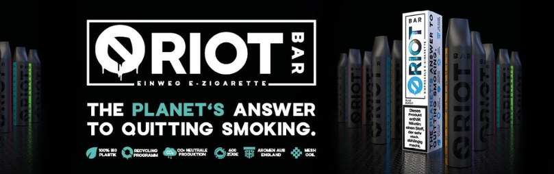 Riot Squad Bar Banner - The Plantes Answer to Quit Smoking