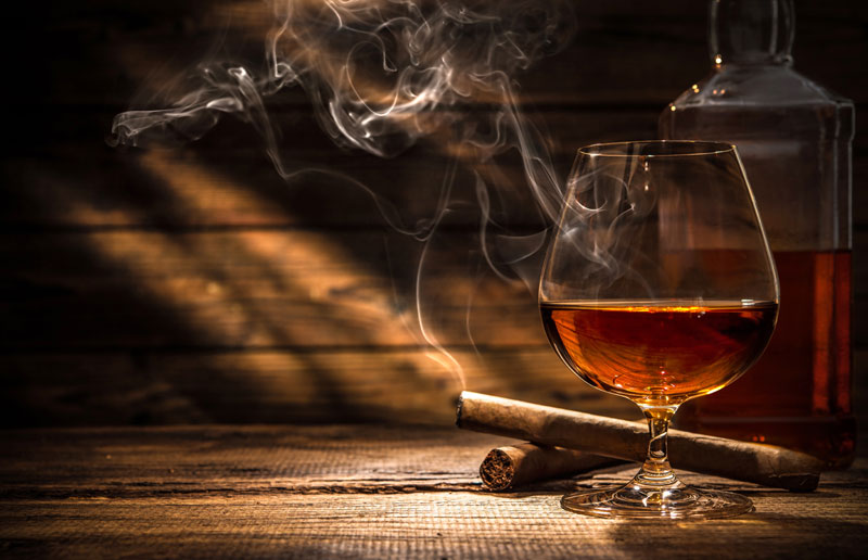 Whisky mit Zigarre